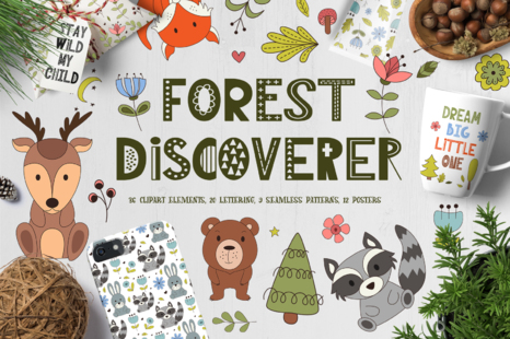 Forest Discoverer - Clip art+Posters - Tribal