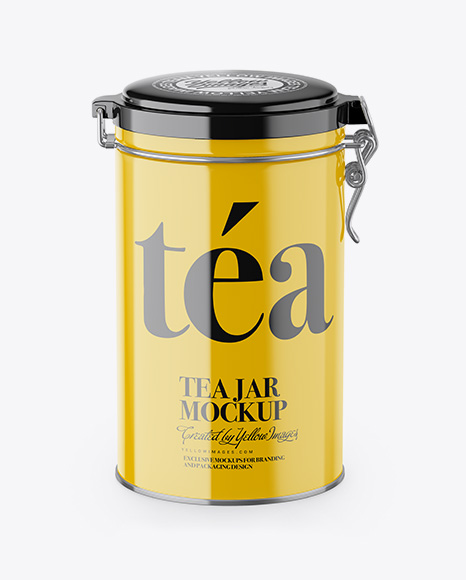 Tea package mockup - PSD template, JPG, PNG images and design to download