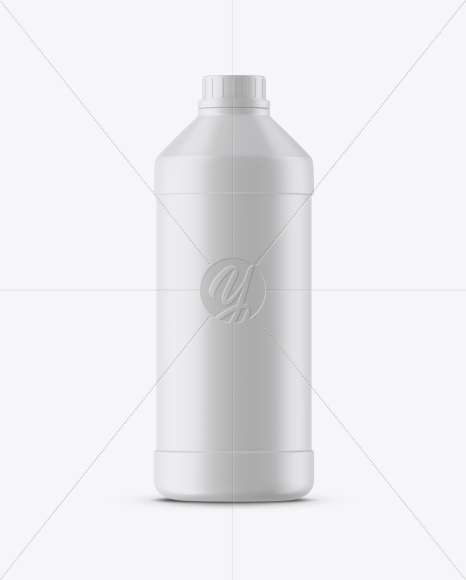 Matte Plastic Bottle Mockup