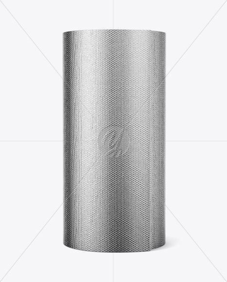 Double Bubble Foil Roll Mockup Double Bubble Foil Roll Mockup