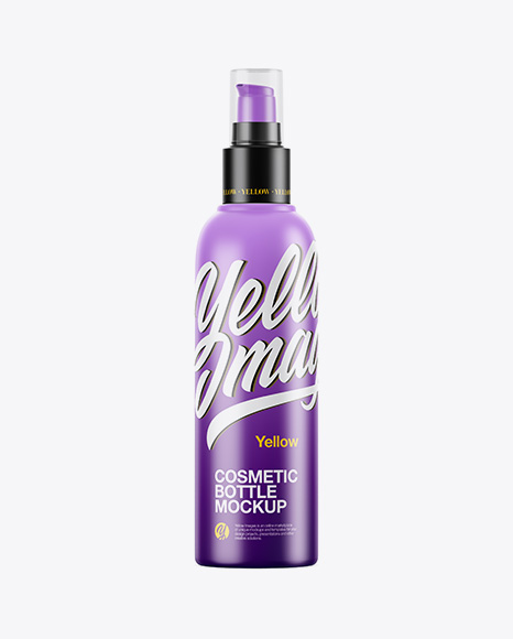 Matte Cosmetic Bottle Mockup