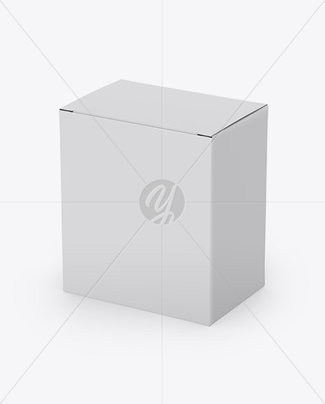 Paper Box Mockup - Half Side View Paper Box Mockup - Half Side View