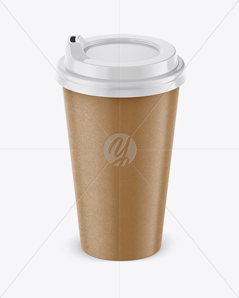 Paper Coffee Cup Mockup - Front View (High-Angle Shot) Paper Coffee Cup Mockup - Front View (High-Angle Shot)