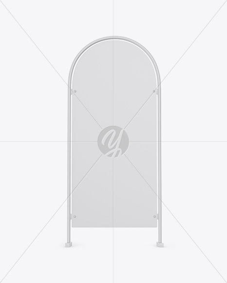 Matte Street Stand Mockup