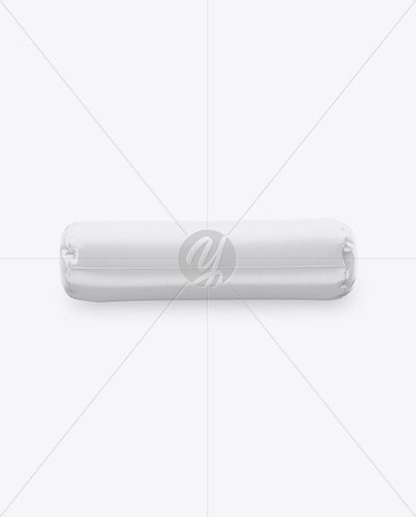 Glossy Tube Pillow Mockup - Front View