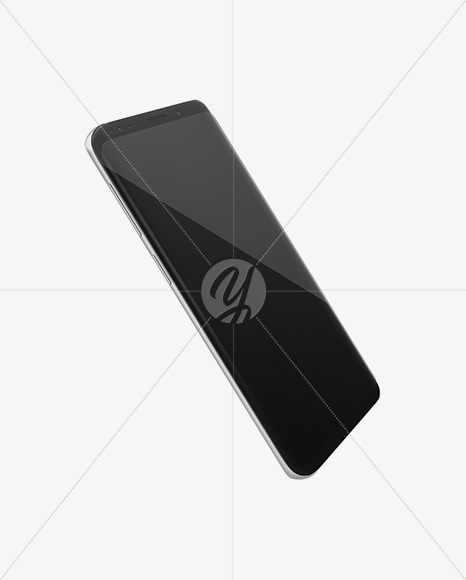 Samsung Galaxy S9 Mockup - Half Side View