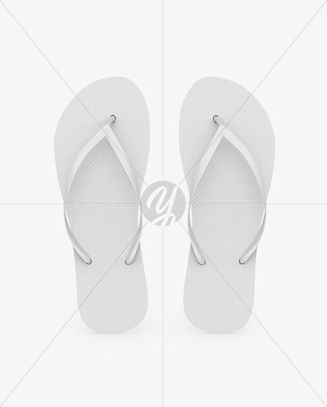 Flip Flops Mockup - Top View