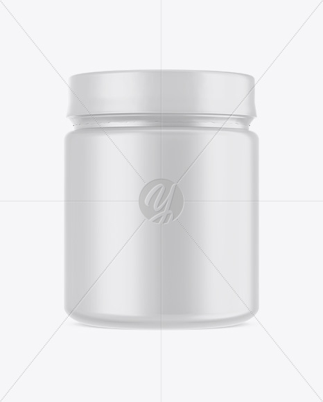 Matte Protein Jar Mockup