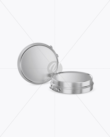 Metallic Shoe Polish Cream Jars Mockup - Free Download Images High