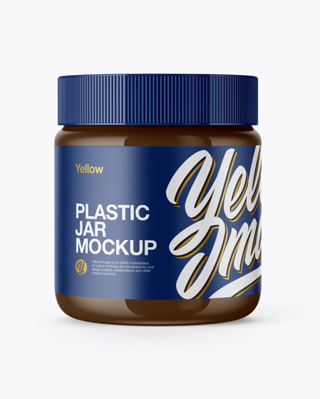 Glossy Food Jar Mockup