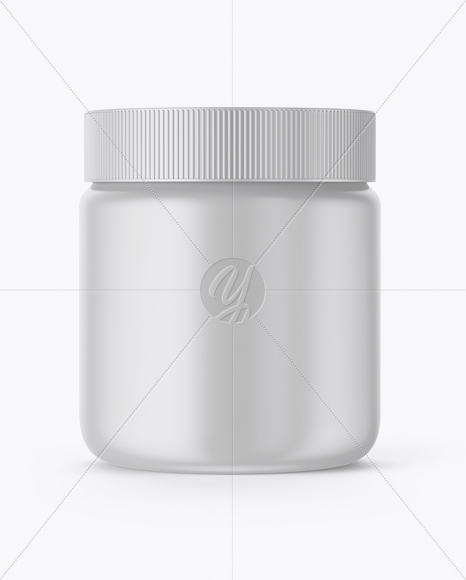 Matte Food Jar Mockup