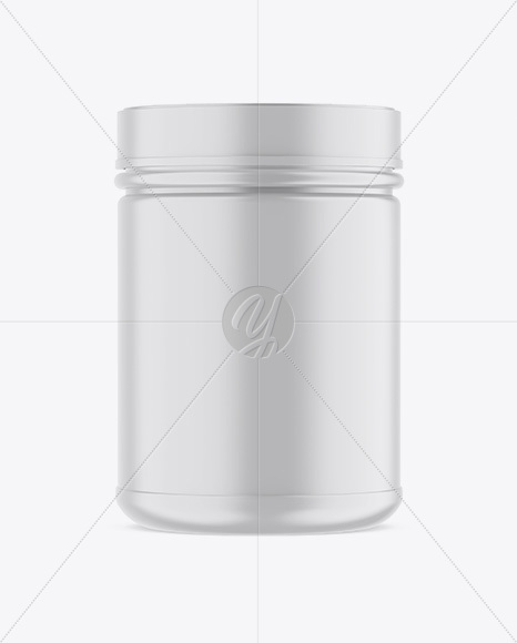 Matte Protein Jar Mockup