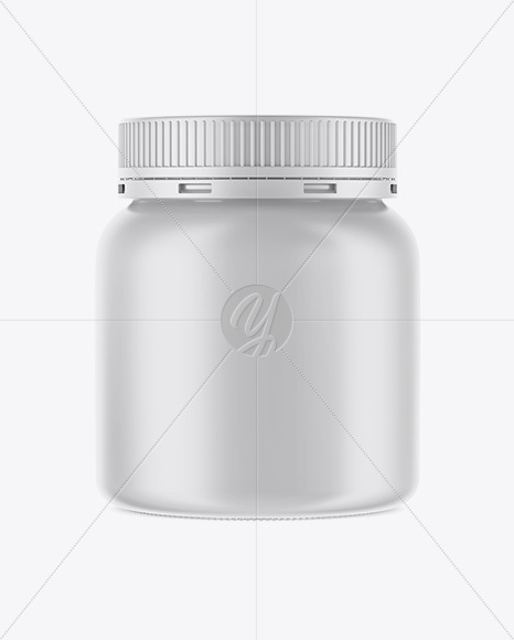 Matte Sauce Jar Mockup