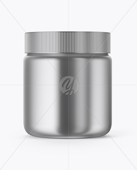 Metallic Food Jar Mockup