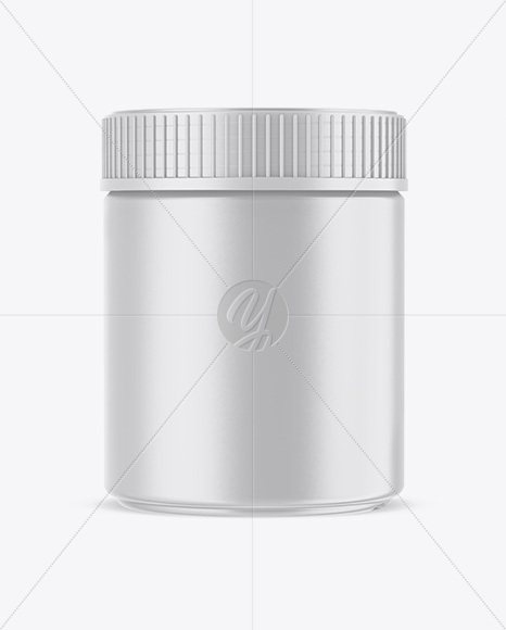 Matte Plastic Jar Mockup