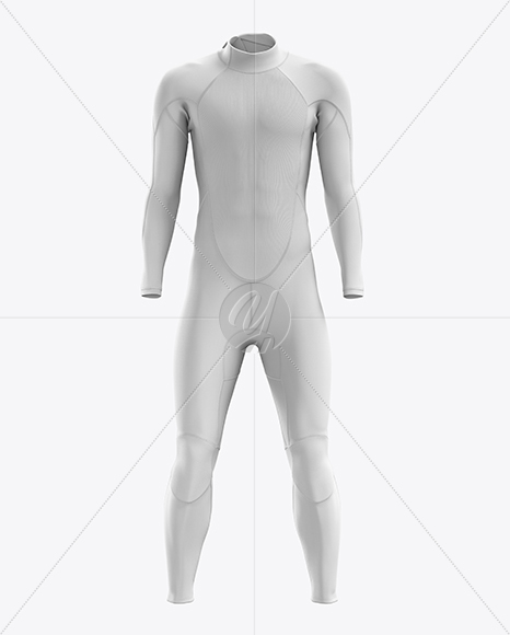 Men’s Full Wetsuit mockup (Front View)