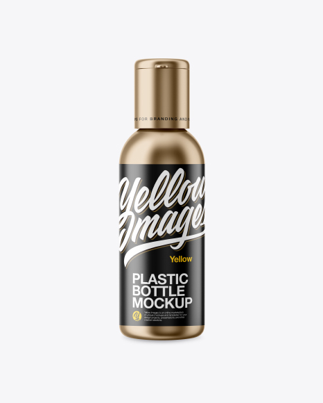 Metallic Bottle Mockup