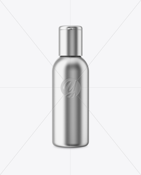 Metallic Bottle Mockup