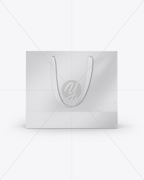 Glossy Bag Mockup - Front &amp; Top Views