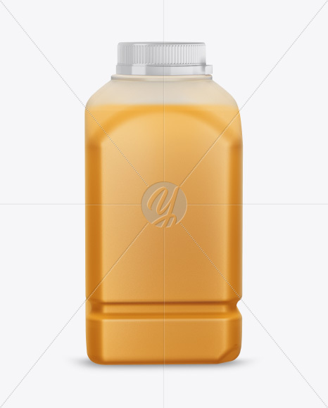 Frosted Plastic Bottle Mockup