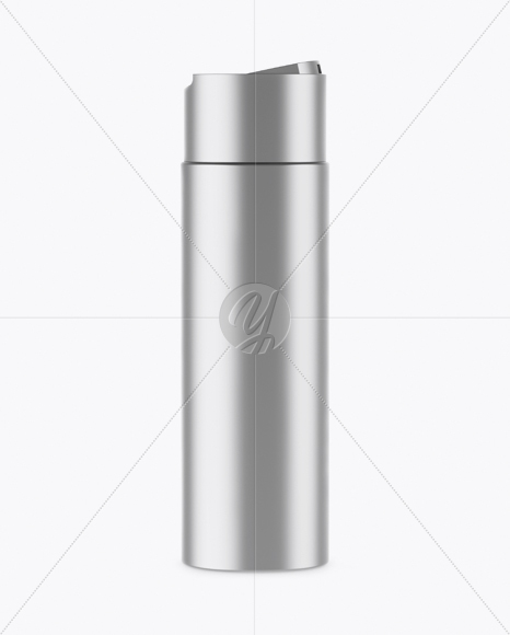 Metallic Cosmetic Bottle Mockup