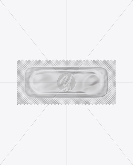 Matte Condom Packaging Mockup