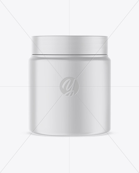 Matte Protein Jar Mockup