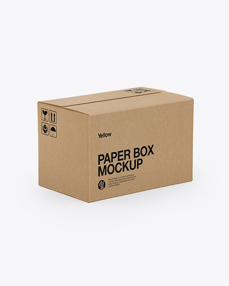 Kraft Box Mockup - Half Side View (High-Angle Shot) - Download+Psd+Mockup+Box+Carton+Half+Side+View+High-Angle+Shot+Kraft+Kraft+Box+Mockup+Pack+...