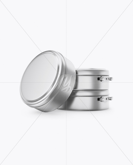 Metallic Shoe Polish Cream Jars Mockup - Free Download Images High