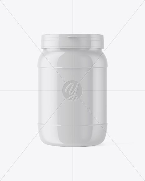 Glossy Jar Mockup