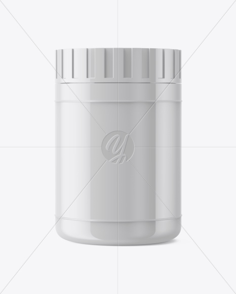 Glossy Bottle Mockup