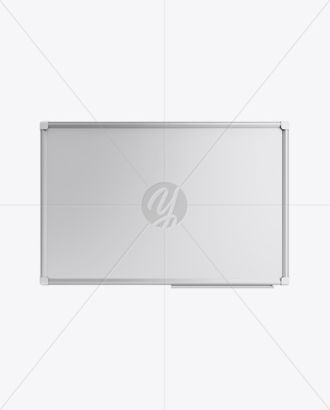 Metallic Whiteboard Mockup