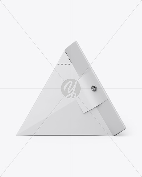 Triangular Package Mockup - Side View