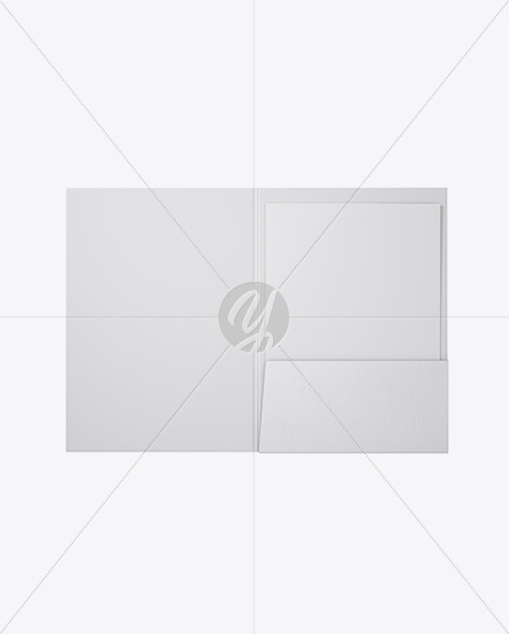 Leather Folder with Papers Mockup