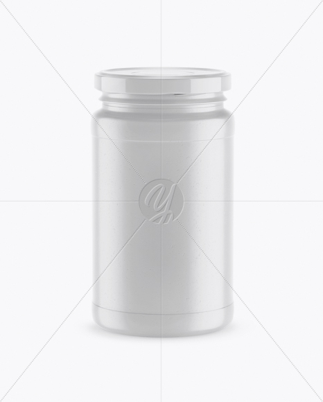 Ceramic Jar Mockup - Front View (High-Angle Shot)