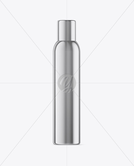 250ml Metallic Spray Bottle Mockup