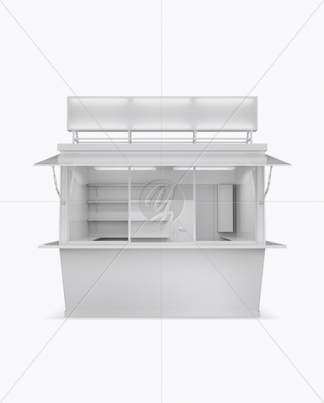 Food Kiosk Mockup