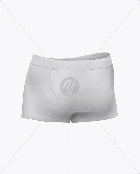 Men&#039;s Boxer Briefs Mockup - Back Half Side View