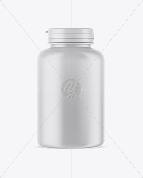 Matte Pills Bottle Mockup