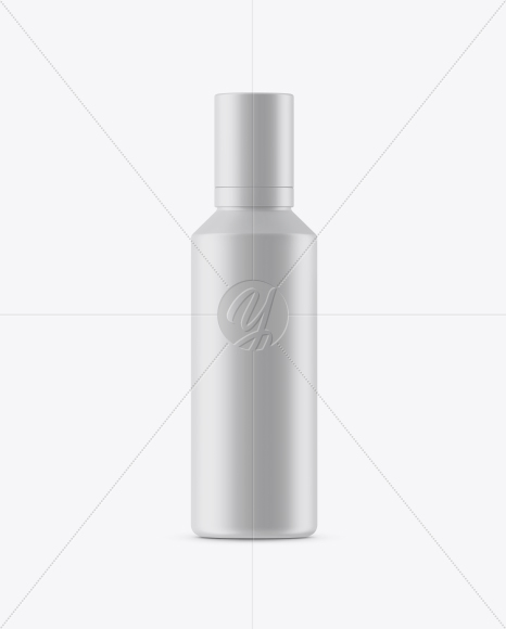 Matte Plastic Bottle Mockup