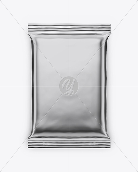 Metallic Snack Package Mockup