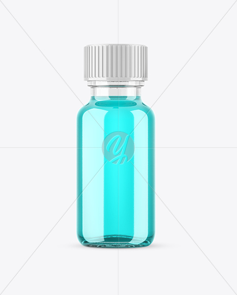 Clear Glass Cosmetic Bottle Mockup Clear Glass Cosmetic Bottle Mockup