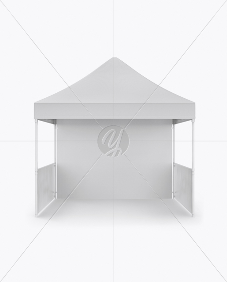 Display Tent Mockup - Front View