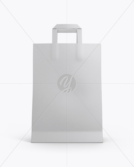 Kraft Bag Mockup - Front View