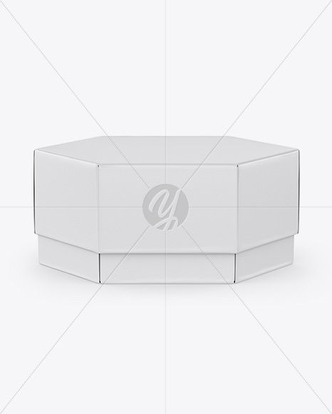 Textured Box Mockup - Front View (High-Angle Shot)