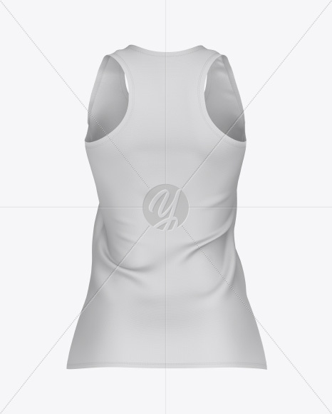 Woman's Tank Top Mockup - Back View