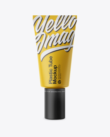 Matte Plastic Cosmetic Tube Mockup - Matte+Plastic+Cosmetic+Tube+Mockup
