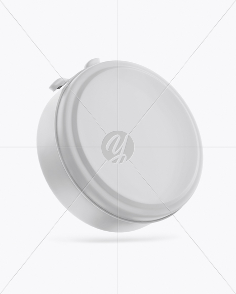 Matte Shoe Polish Cream Jar Mockup