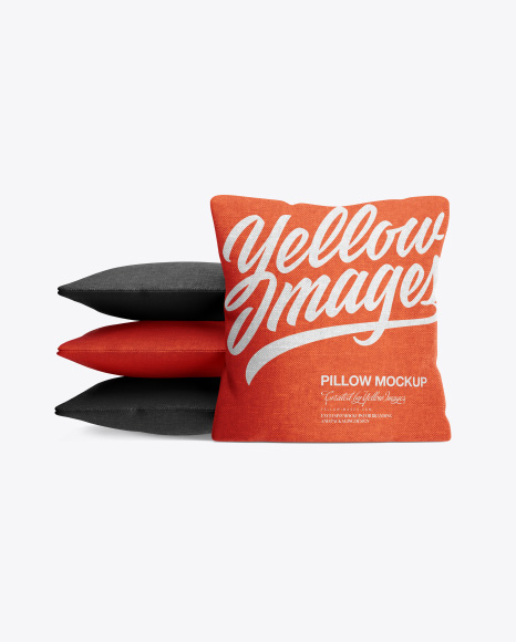 Pillows Mockup - Front View - Square+pillow+top+view