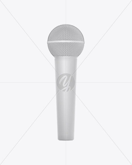 Matte Microphone Mockup